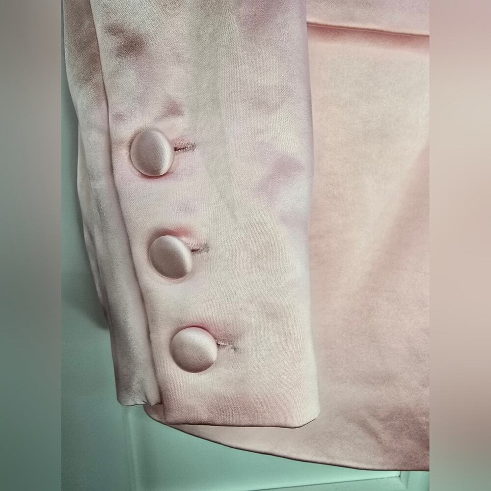 NWT Good American Pink Satin Blazer – Size 0 - Picture 12 of 14